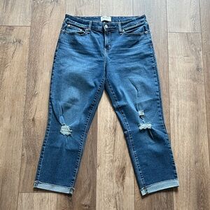 Women’s Distressed Mid Rise Boyfriend Denizen from Levi’s Jeans in size 12 W:31